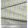 thumbnail image 3 of Soimoi Rayon Crepe Fabric Aztec Geometric Print Fabric by Yard 46 Inch Wide, 3 of 3