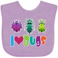 thumbnail image 3 of Inktastic I Love Bugs Boys or Girls Baby Bib, 3 of 4
