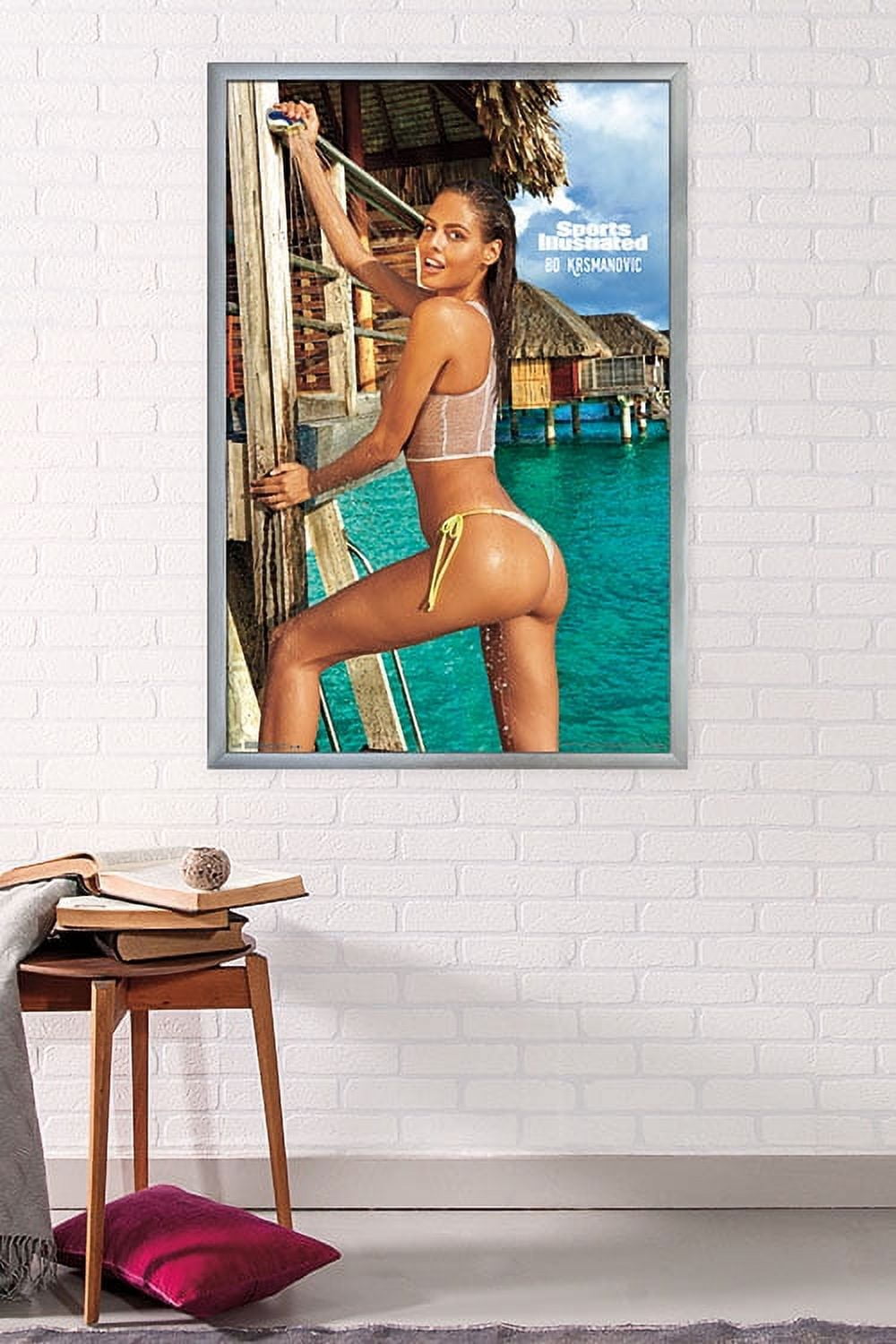 Sports Illustrated: Swimsuit Edition - Bo KrsmonoVic 16 Wall Poster, 22.375" x 34", Framed