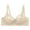 Beige, variant on Womens Bras Lace Floral Sheer Tapered Bralette with Adjustable Straps Triangle See Thru V Neck Underwire Unpadded Bra Fashion 34