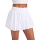 thumbnail image 1 of Falda CRZ YOGA Bubble de Tenis Cintura Alta Blanca XL, 1 of 6