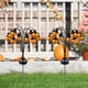 thumbnail image 4 of Luces LED de estaca de calabaza Halloween Solar IP65 impermeable para jardín (10LED) 4 piezas, 4 of 6