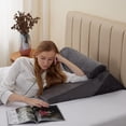 thumbnail image 4 of Wedge Pillow Headboard Orthopedic Bed Wedge Pillows Set for After Surgery Adjustable Pillow Wedge for Acid Reflux&Back Pain Relief Sleeping Back Pillow for Bed Sitting Up Wh, 4 of 9
