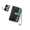 Black, variant on Small Womens Wallet Leather Bifold Card Holder RFID Blocking with Zipper Coin Pocket