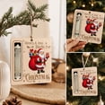 thumbnail image 6 of Wooden Christmas Money Holder Ornament Set of 3, Hanging Tree Decor Cash Gift Envelope for Kids Holiday Party, Natural Wood Reusable, 6 of 7