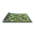 thumbnail image 2 of Ahgly Company Indoor Square Checkered Light Blue Modern Area Rugs, 4' Square, 2 of 4