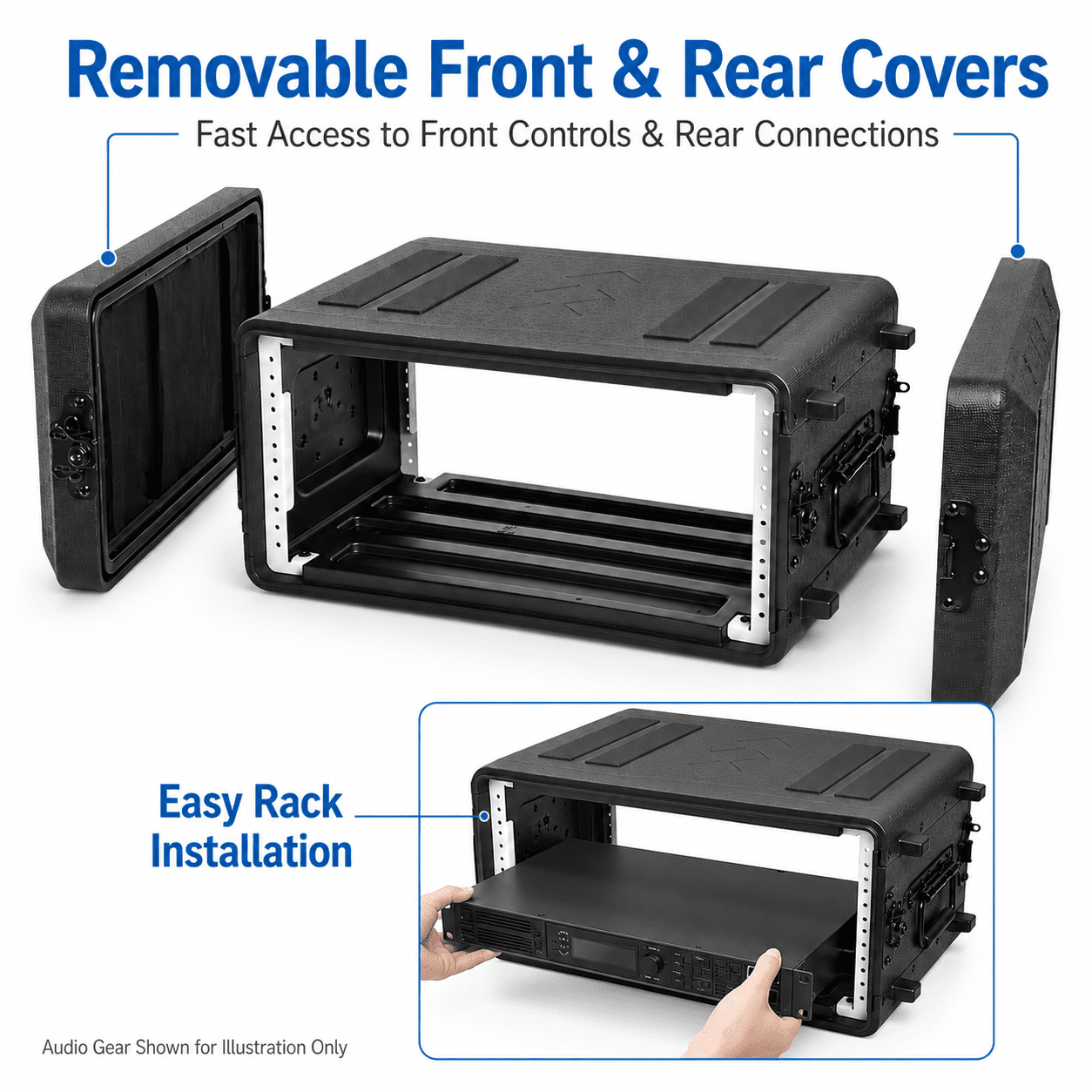 4U Rack Case Shallow 12