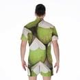 thumbnail image 2 of Coconut 3D Short Sleeve Men'S Rompers, Coconut Fruits Tropical Hawaiian Casual Summer Jumpsuits Outfit, 2 of 4