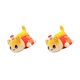 thumbnail image 2 of Ounissouiy Sándwich Fritas Donut Juguetes de peluche Muñeca de dibujos animados Estilo lindo Almohada para dormir Colección Juguetes Navidad Type1 NO1, 2 of 6