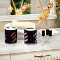 thumbnail image 4 of Yayeee 4 Pack Qtip Holder Bathroom Cotton Swab Canister with Lid Clear Dispenser Set, Cartoon Candy, 4 of 6