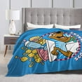 thumbnail image 4 of Scooby-Doo Blanket Warm Throw Blanket Unique Gifts Room Decor Blanket Soft Cozy Flannel Blanket 80"x60", 4 of 8