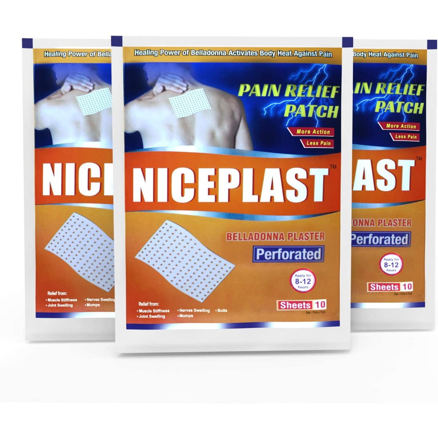 CintBllTer Pain Relief Belladonna Plaster Patch for Back Shoulder