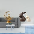 thumbnail image 2 of Quemador de incienso de cerámica antiguo con soporte para velas y estatua de , decoración de conejo para sala de estar, chimenea, armario, ja, 2 of 8
