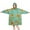 Blue Sunflower Polka, variant on Blue Sunflower Golden Leaf Pattern Wearable Oversized Blanket,Wearable Blanket Hoodie for Adults,Cozy Hooded Blankets with Super Pockets,Super Warm Fuzzy Pullover for Women & Men