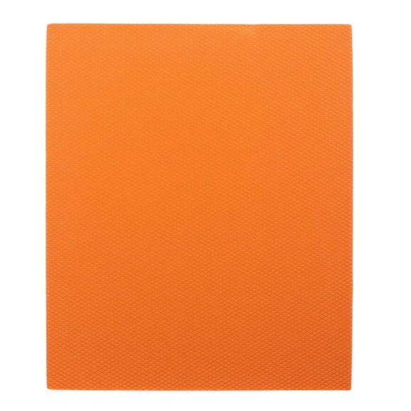 ADDHAT 1Pack Orange TPE for Exercise Pads Floor Anti Slip Workout Mat 40.00X33.00X4.50Cm