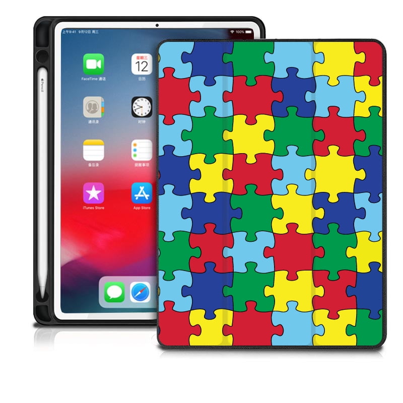Plastic Hard Shell Case&Screen Protector with Keyboard Cover for MacBook Air 13,Autism Jigsaw 