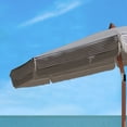 thumbnail image 6 of SAFAVIEH Copen 6.5' Beach Patio Umbrella, White/Navy, 6 of 6