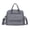 Gray, variant on Diaper bag tote, baby travel bag, multi-functional diaper bag with 3 insulated pockets, wet and dry compartments, large capacity, crossbody travel maternity bag, lightweight shoulder bag (pink)