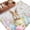 Grey Pink Yellow, variant on Area Rugs 2.7'x5', Easter Carpet for Living Room Bedroom Dining Room, Spring Rabbit Colorful Eggs Budding Florals Leaf Throw Kitchen Rugs Non Slip Washable Rectangle Indoor Outdoor Rugs