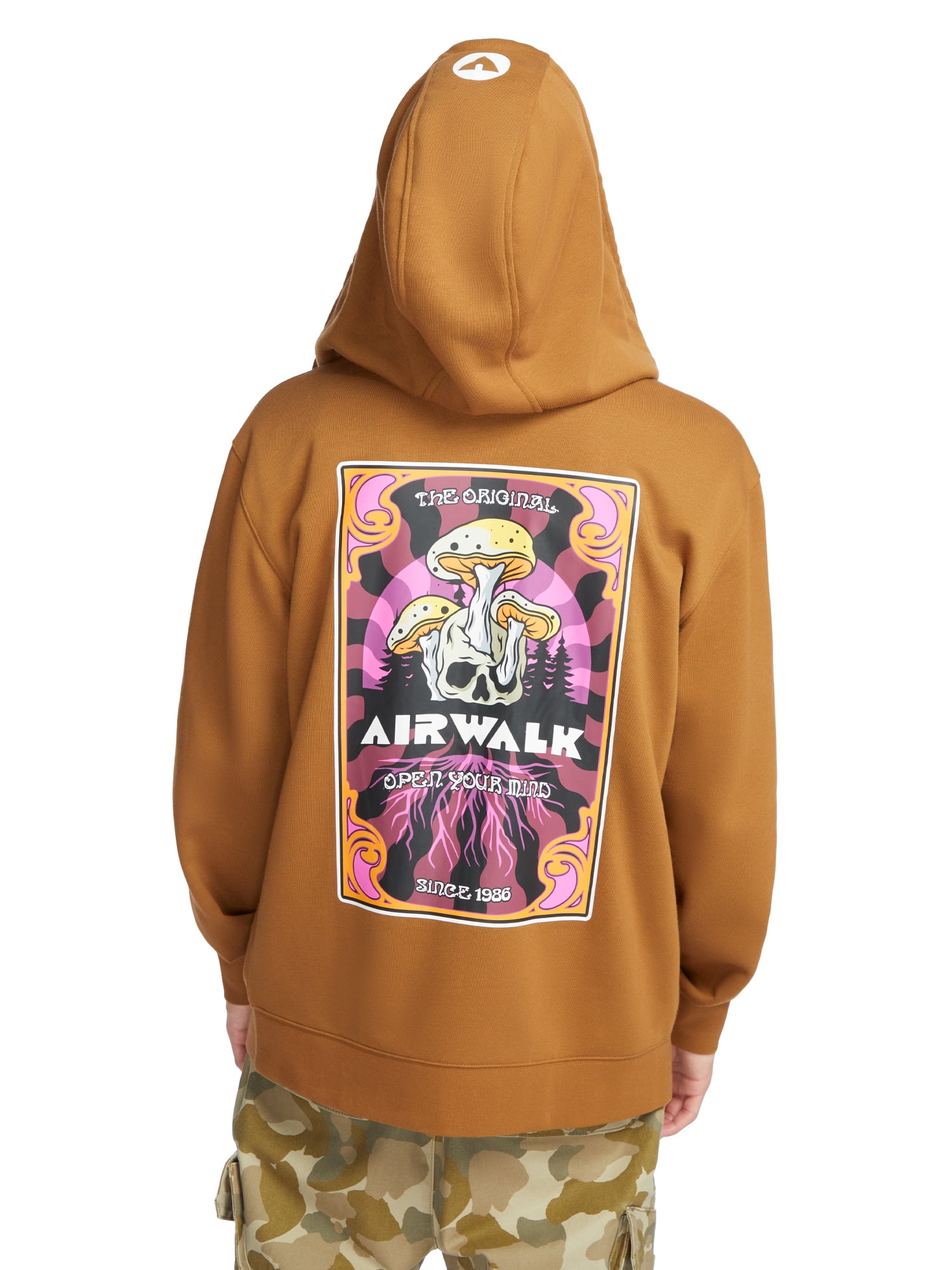 Airwalk Men's & Big Men's Zip Up Hoodie Sweatshirt, Sizes XS-3XL