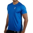 thumbnail image 2 of RunFlyte Men's HyperVent PRM V-Neck T-Shirt Royal Blue f1207-bbg, 2 of 3