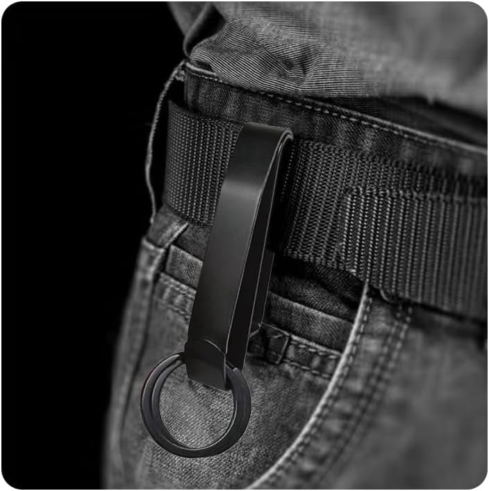 2 Pack Duty Belt Key Holder, Tactical Key Rings for Police and Fire Agencies