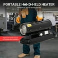 thumbnail image 6 of 80000-btu Forced Air Indoor/Outdoor Kerosene Heater with Thermostat Control, Portable Forced Air Kerosene/Diesel Salamander Space Heater forJobsite, 6 of 8