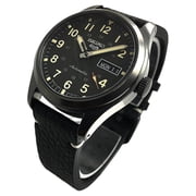 Seiko 5 Automatic Leather Mens Watch