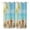 style-1, variant on Marine Coral 2pcs Blackout Curtains For Living Room Bedroom Grommet Top Window Set for Left And Right Biparting Open
