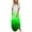 A0634-Green, variant on QUINDOS Summer Dresses for Women Short Sleeve Sundress Crew Neck Casual Sun Dresses Tie Dye Pockets Maxi Long Dresses for Women