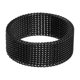 thumbnail image 1 of Qarigey Anillo Unisex Acero Anillo Mujer Hombre Malla Anillo Universal Múltiples Tamaño Mano Pareja Joyería, Blanco, Talla 17 Ropa, zapatos y accesorios Miscelánea Negro diecinueve Qarigey AP000808-08, 1 of 6