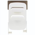 thumbnail image 3 of ZOUSSIQI Wall Mounted Paper Roll Hanger Hanging Holder Plastic Wrap Rack Kitchen Bathroom Organizer JU316-31145, 3 of 11