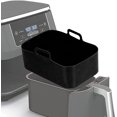 thumbnail image 3 of Yazoeia Air Fryer Silicone Pot for Ninja Foodi Dual DZ201, Reusable Silicone Air Fryer Liner, Air Fryer Basket for Ninja 8 QT Air Fryer Basket, Easy Cleaning Food Safe Air Fryer CJC912-118104, 3 of 6