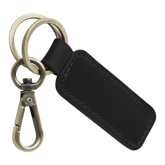 Januofit Genuine Leather Car Keychain, Universal Key Fob Keychain, Leather Key Chain Holder for Men and Women, JC306