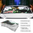 thumbnail image 2 of My Hero Academia Car Windshield Sun Shade, Front Window Sun Shades, Visor Shield Cover For Car Suv Truck, Visor Protector Blocks Uv Rays, Keep Your Vehicle Cool, Medium, 55*29.9 Inch, 2 of 8