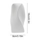 thumbnail image 3 of Jarrón de plástico con aspecto cerámico | Irrompible y ligero | Jarrón decorativo de mesa para flores | Decoración para estanterías de oficina y hogar | Regalo de boda, 3 of 6