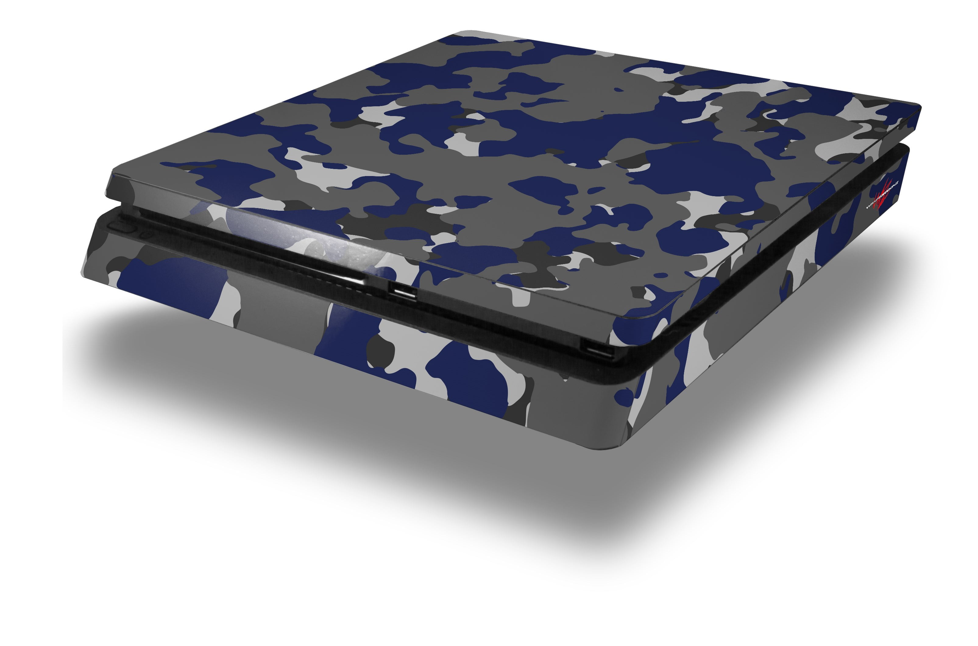 Cover/ Wrap for Playstation 4 Slim Playstation 4 Slim PS4 Slim Skin Blue Patterned Tiles Console Skin