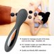 thumbnail image 2 of Masajeador de varita mágica de mano con 9 modos de vibración, palos relajantes para espalda, cuello, hombros, cuerpo, recuperación deportiva, gris, 2 of 9