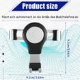 thumbnail image 2 of Xingzhi Sturdy Phone Holder In Car Universal Compatibility For All Devices Phone Holder For Car Car Mount Silver, 2 of 6