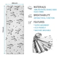 thumbnail image 2 of Black and White Unicorn Hot Yoga Mat Towel Non Slip for Hot Yoga - Quick-Drying Yoga Mat Cover with 4 Corner Pockets with Travel Bag - Hot Yoga Towel Non Slip Grip Moisture Wicking Sweat 70"x26", 2 of 6