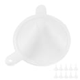 thumbnail image 3 of Small Transparent Funnels, Clear Plastic Funnel Easy Convenient Use Lightweight Sturdy  For Essential Oil For Perfume For Liquids, 3 of 8