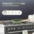 thumbnail image 4 of Sophia & William 17 Pieces Cookware & Bakeware Set Granite Non-stick Aluminum Pots and Pans, Green, 4 of 7