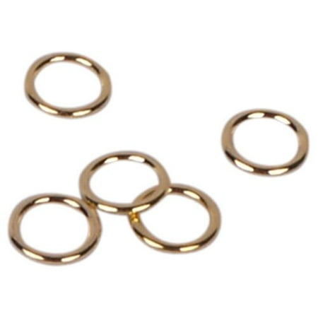 Porcelynne Gold Metal Alloy Replacement Bra Strap Ring - 1/4