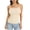 Beige A, variant on Summer Tank Tops for Women Lace Trim Crew Neck Backless Cami Tops Sleeveless Fitted Camisole for Layering