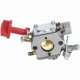 thumbnail image 1 of Lawn Mower Carburetor, Metal Carburetor Brush Cutter Replacement Carburetor for Husqvarna 243R 243RJ 543RBK 543RBX 543RS 543AE, 577992805, 1 of 4