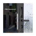 thumbnail image 3 of Waterproof Smart Aluminum Door Lock Euro Double Hook Mortise Fingerprint Password Electronic Sliding, 3 of 5