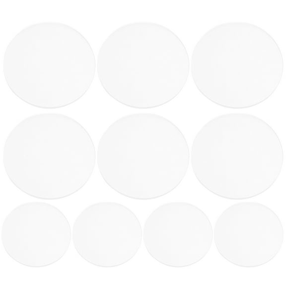 Greenadscape 10Pcs Clear Acrylic Dessert Display Base Ideal for Home Use and Shopping Malls