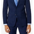 thumbnail image 3 of BAR III Mens Skinny Fit Wool Plaid Suit Jacket 40 Long Blue Sport Coat  NWT $425, 3 of 3