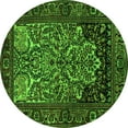 thumbnail image 1 of Ahgly Company Indoor Round Persian Green Traditional Area Rugs, 6' Round, 1 of 1