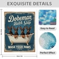 thumbnail image 3 of Diamond Art Kit for Adults, Vintage Dogs Bathtub Clean Them Diamond Painting for Adults Beginners, DIY Diamond Art Painting Kits, 5D Diamond Painting Crafts for Home Decor 12x16 Frameless, 3 of 7
